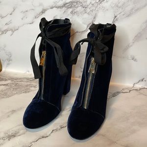 Zara suede booties